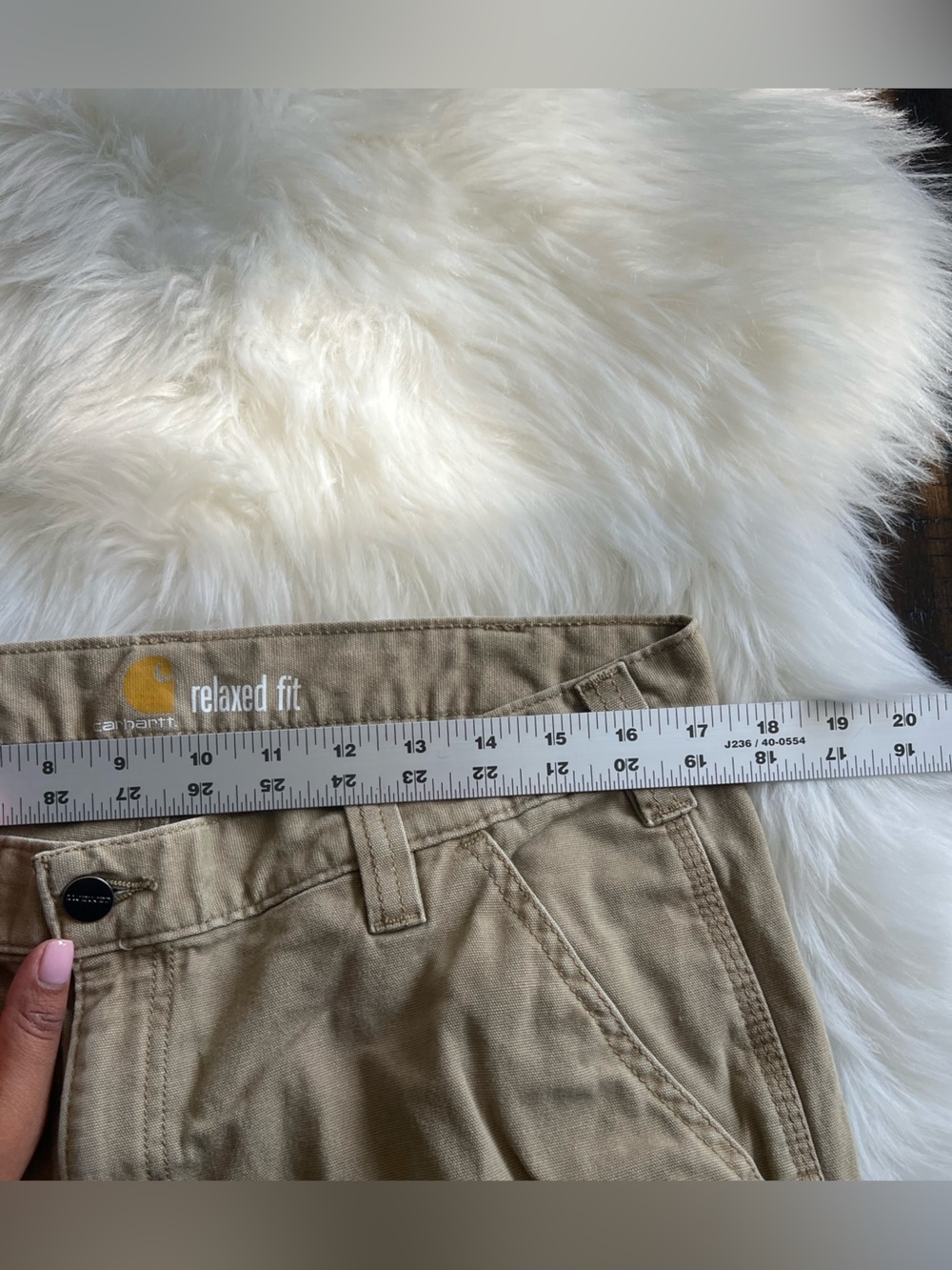 Carhartt Relaxed Fit Men’s Chino Pants in Khaki size 36X34 - Picture 5 of 10